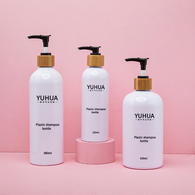 250ml 480ml 500ml Botol Kemasan Plastik Untuk Shampoo