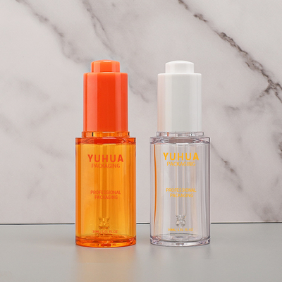 Jelas 1oz 30ml Botol Minyak Esensial Plastik Dengan Penetes Tekan