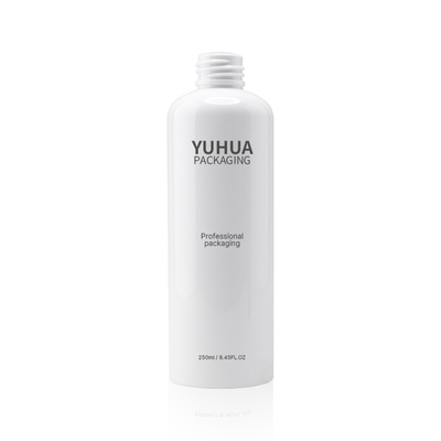 200ml 250ml botol jus buah plastik bening PET wadah kosmetik ramah lingkungan putih
