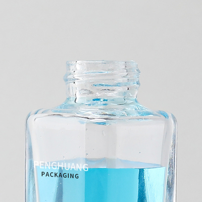 30ml Botol Penetes Serum Minyak Esensi Persegi Kaca Bening Kemasan Perawatan Kulit Tubuh