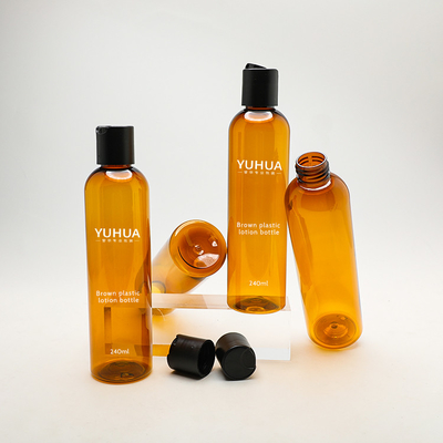 Botol Sampo Plastik PET 240ml Botol Lotion Pembersih Tubuh Ramah Lingkungan