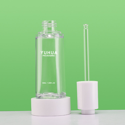 30ml 50ml Botol Serum Plastik PETG Kustom Dengan Tutup Penetes