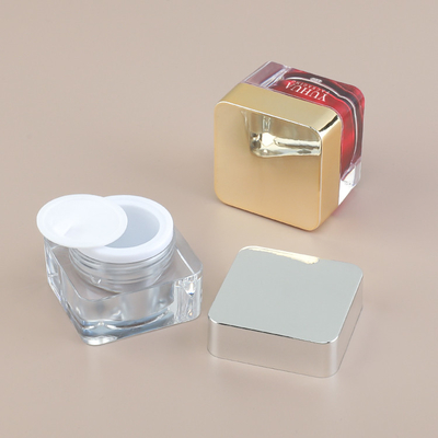 5g 10g Acrylic Square Cream Pot Jar Untuk Kemasan Perawatan Kulit