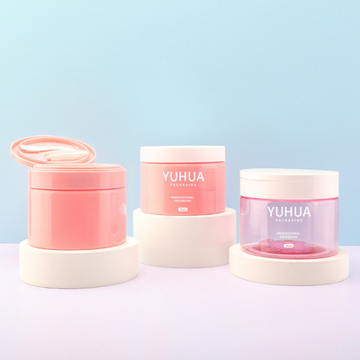 Body Scrub Jar Kemasan Plastik 360G Dengan Scoop Custom Logo