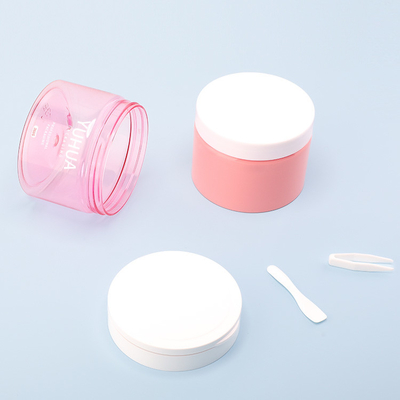 Body Scrub Jar Kemasan Plastik 360G Dengan Scoop Custom Logo
