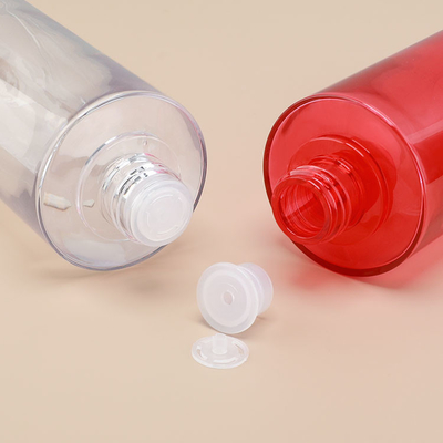 Botol Kosmetik Plastik Logo Kustom 200ml Dengan Layar Sutra Tutup Sekrup