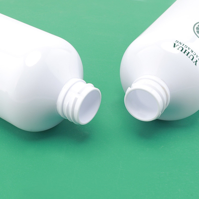 Cylinder Frosted Cream Lotion Kemasan Botol Sampo Dengan Pump 550ml