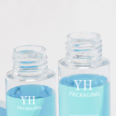 50ml 60ml Penghapusan Makeup Botol Kemasan Plastik PET PP Dengan Pompa Tekan Ukuran Samll