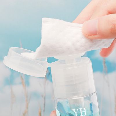50ml 60ml Penghapusan Makeup Botol Kemasan Plastik PET PP Dengan Pompa Tekan Ukuran Samll