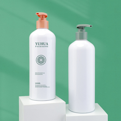 Dispenser Pompa Logo Hot Stamping Botol Lotion PET 550ml