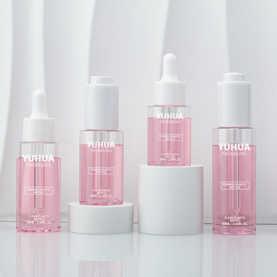 30ml 40ml 50ml 60ml Botol Lotion Serum Rias Plastik Untuk Kemasan Kosmetik