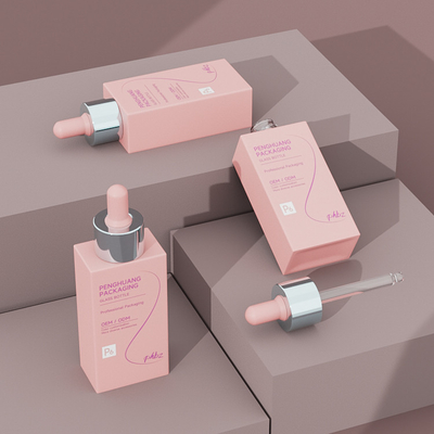 30ml Silk Screen Label Oil Serum Botol Untuk Perawatan Kulit Kosmetik SGS
