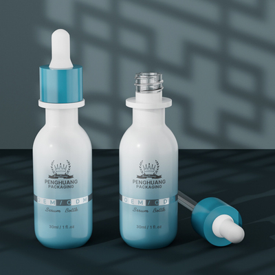 Botol Serum Minyak MSDS Dengan Dropper Jelas Warna Pink Kuning Biru