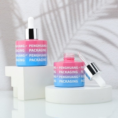 Botol Serum Minyak Kaca Mewah Dengan Tutup Dropper 30ml 50ml