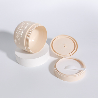OEM ODM Double Wall Plastic Cream Jar 200ml Kosong Bulat PP Matte Hair Care Mask Container Jar