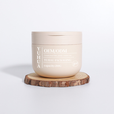200ml Botol Kemasan Plastik Kosmetik Untuk Rambut Tubuh Scrub Cream Wajah