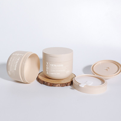 200ml Botol Kemasan Plastik Kosmetik Untuk Rambut Tubuh Scrub Cream Wajah