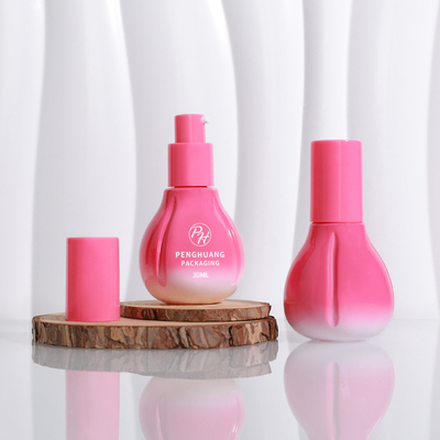 Hot Sale Pompa Cap Kaca Botol Kosmetik Container Untuk Serum Lotion Krim