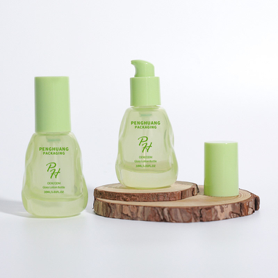 Logo yang disesuaikan 1 oz 30ml Skincare Packaging container untuk Serum Lotion and Foundation