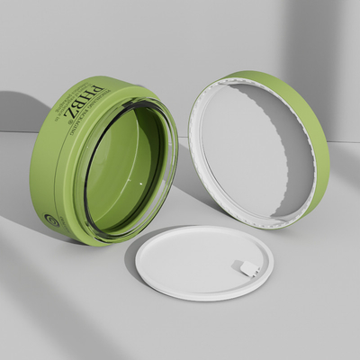 100g Round Screw Cap Glass Cream Jars Dengan Tutup Kemasan yang Disesuaikan Untuk Krim Wajah