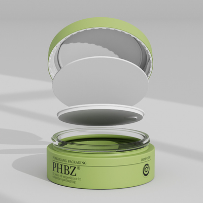 100g Round Screw Cap Glass Cream Jars Dengan Tutup Kemasan yang Disesuaikan Untuk Krim Wajah