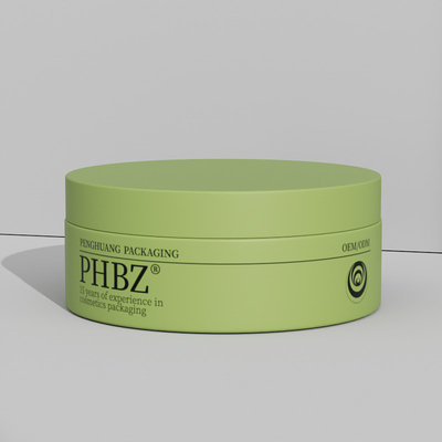 Custom Logo 100G Botol Kaca untuk Wajah Krim Body Scrub Masker Wajah dengan Tutup