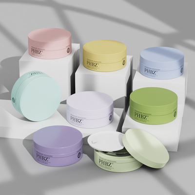 Custom Logo 100G Botol Kaca untuk Wajah Krim Body Scrub Masker Wajah dengan Tutup