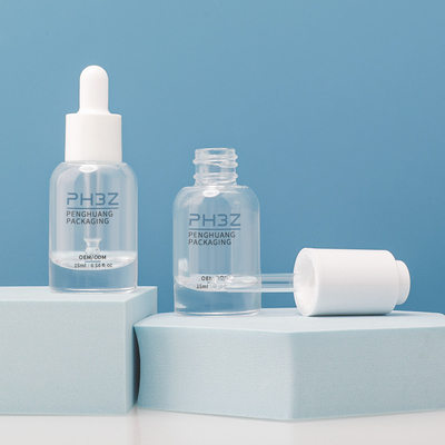 Logo Customized Kaca Serum Dropper Botol Untuk Toner minyak esensi