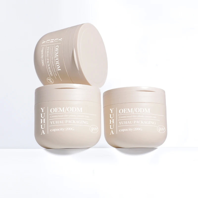 Jar Krim Plastik PP Square Ramah Lingkungan Dengan Tutup Flip Top