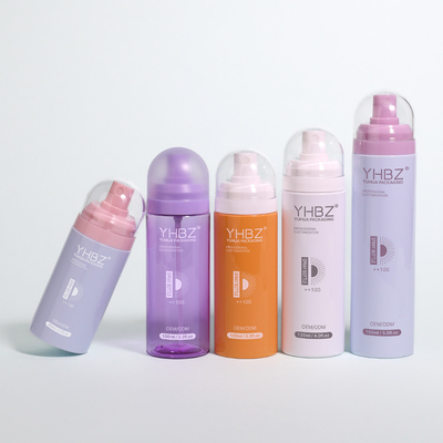 Custom Logo Botol Semprot Plastik Jelas 80ml 100ml 120ml Botol Semprot Kabut Fine Kosmetik