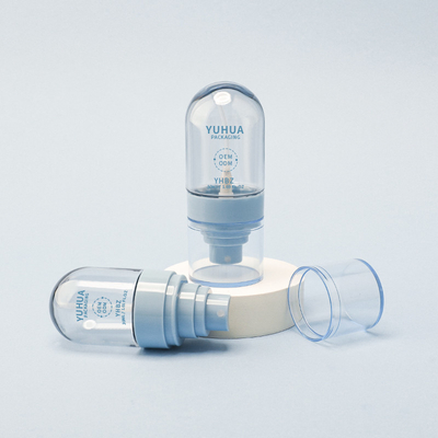 Botol Semprotan Silinder yang Jelas untuk Tahan Matahari dan Kosmetik