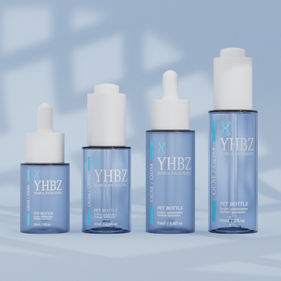 30ml 40ml 50ml 60ml Pet Plastic Serum Dropper Botol Untuk Pengemasan Perawatan Kulit