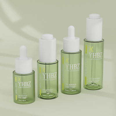 30ml 40ml 50ml 60ml Serum Dropper Botol Plastik Botol Minyak Esensial Kosong
