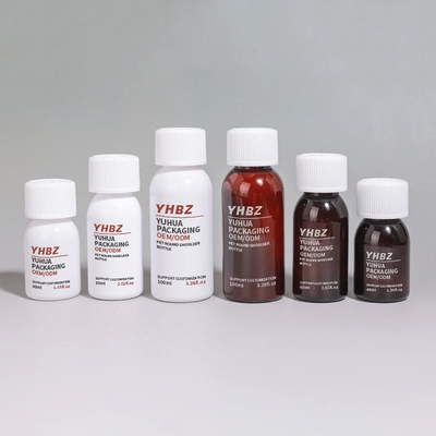 Botol Plastik 40ml 60ml 100ml Customized Screw Cap Untuk Pil Vitamin Dan Kapsul