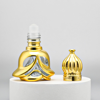 6ml 8ml 12ml Empty Glass Roll On Bottle Luxury Cosmetic Packaging Container Perfume Botol Minyak Esensial
