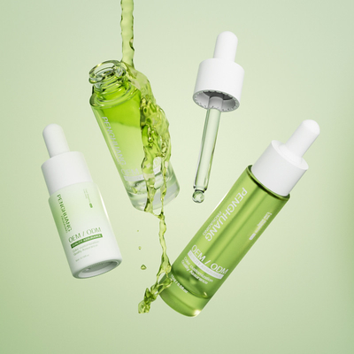 Serum perawatan kulit Botol dropper 5ml 10ml 15ml Ukuran Sampel Botol minyak rambut