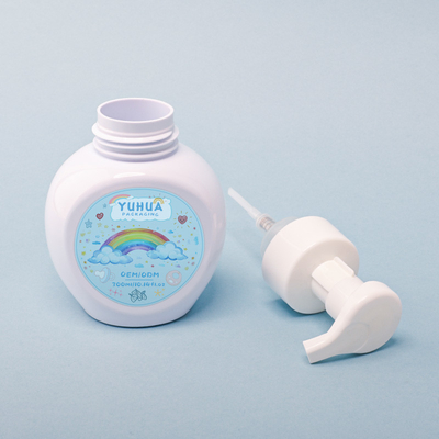 Botol Shampoo Lotion Bulat 300ml Botol Foam Plastik Untuk Pembersihan Wajah