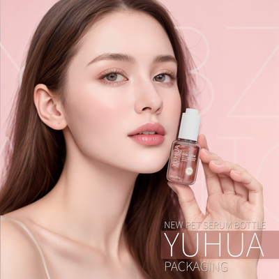 50ml botol dropper serum yang dapat disesuaikan ODM/OEM Clear Oil Serum Plastic Bottle
