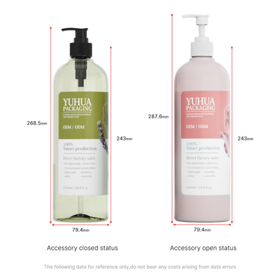 Botol Pompa Bulu Bulat Untuk Shampoo Shower Gel Dan Sabun Tangan Cairan