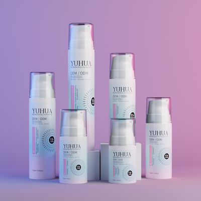 Botol Sampo Lotion Bulat Botol Busa Plastik Untuk Pembersih Wajah
