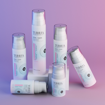 Botol Sampo Lotion Bulat Botol Busa Plastik Untuk Pembersih Wajah