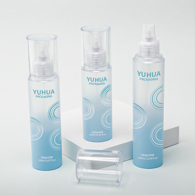 Logo Sesuai Kebutuhan Anda Botol Semprot Plastik untuk Semprotan Pelembap Semprotan Alkohol Bening