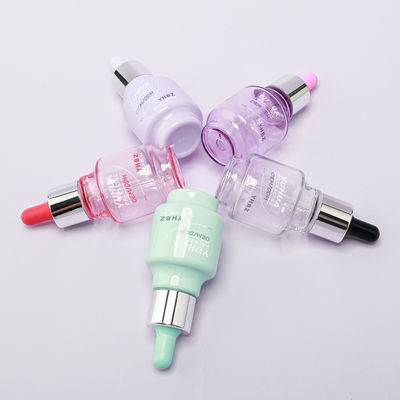 Botol serum minyak 50ml dengan logo sesuai dengan kebutuhan pelanggan