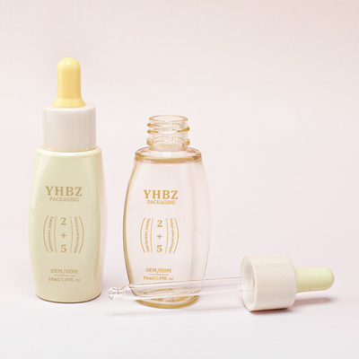 Waktu Tunggu 15-20 Hari untuk Botol Dropper Serum Persegi yang Disesuaikan dalam Bahan PET