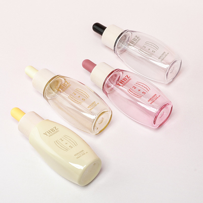 Waktu Tunggu 15-20 Hari untuk Botol Dropper Serum Persegi yang Disesuaikan dalam Bahan PET