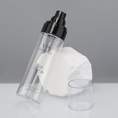 Clear Mist Spray Bottle Custom Color Cosmetic Plastic Bottle 120ml 150ml for Perfume Makeup Toner