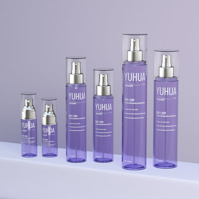 Premium Custom 40ml-300ml PET Plastic Mist Spray Bottle with Electroplated Surface and Fine Mist Sprayer for Cosmetic Use