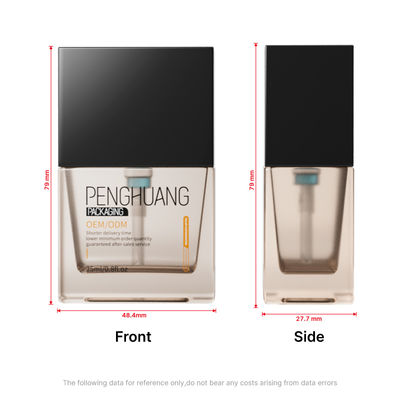 Kemasan Perawatan Kulit Desain Kustom Bening dan Kapasitas 25ml untuk Produk