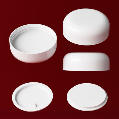 Toples Krim Kaca Putih/Transparan/Kustom Sempurna untuk Lini Perawatan Kulit Mewah Anda