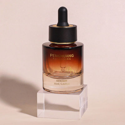 Botol dropper serum kaca transparan untuk kebutuhan perawatan kulit khusus